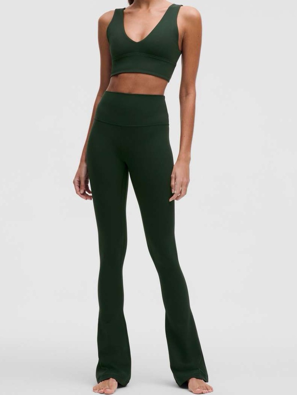 Lululemon / Align High-Rise Mini-Flare Pant *Regular / Rainforest Green / sz 10